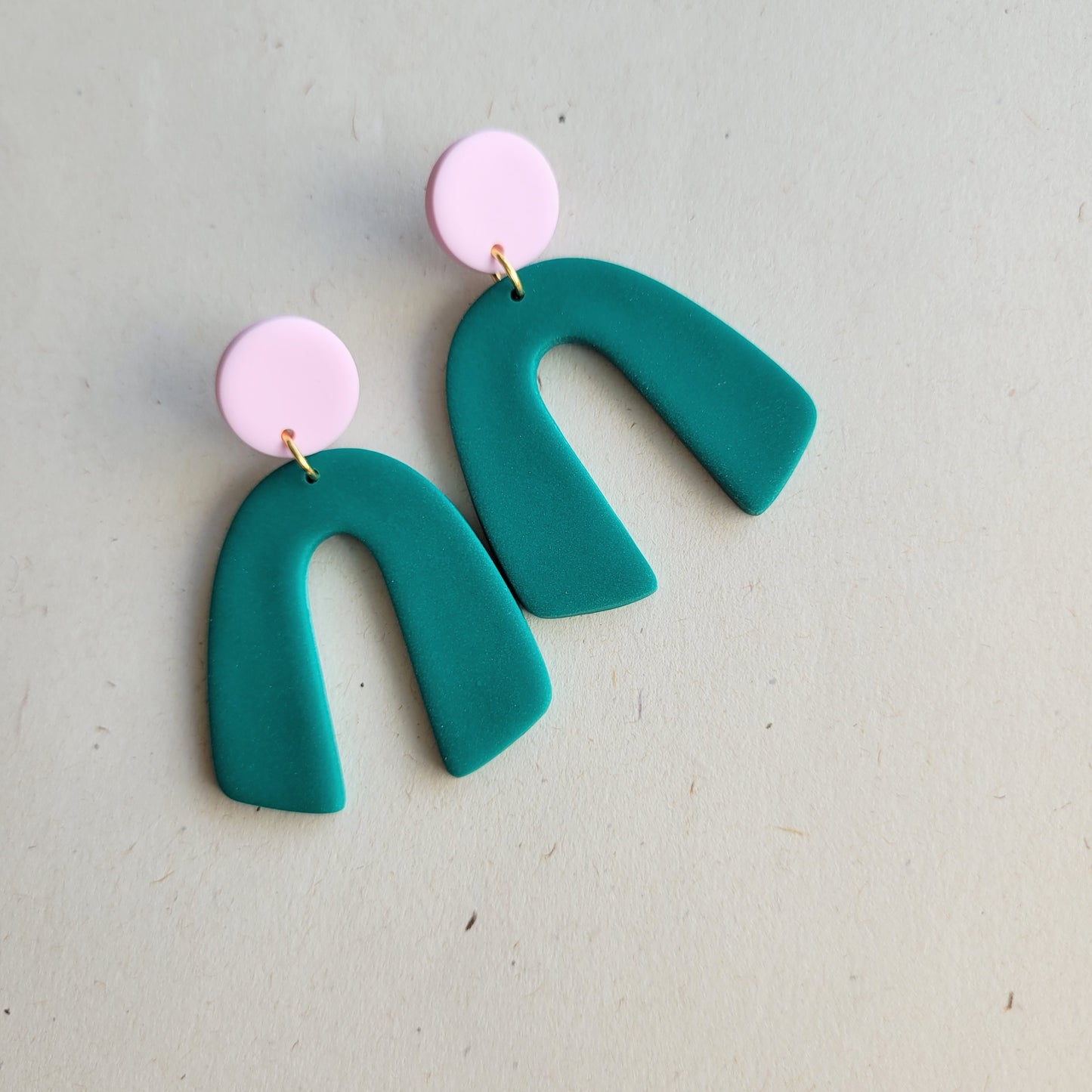 Statement-Ohrringe Colourblocking