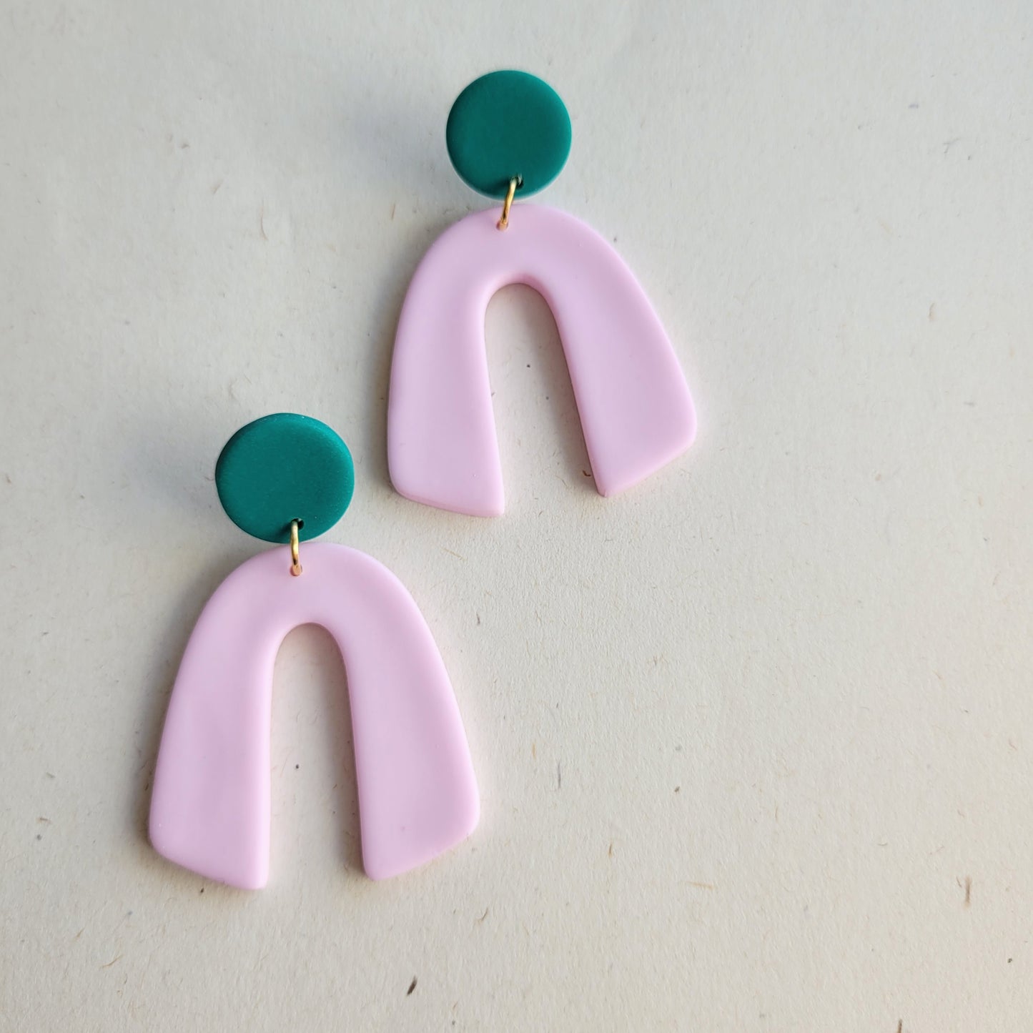 Statement-Ohrringe Colourblocking