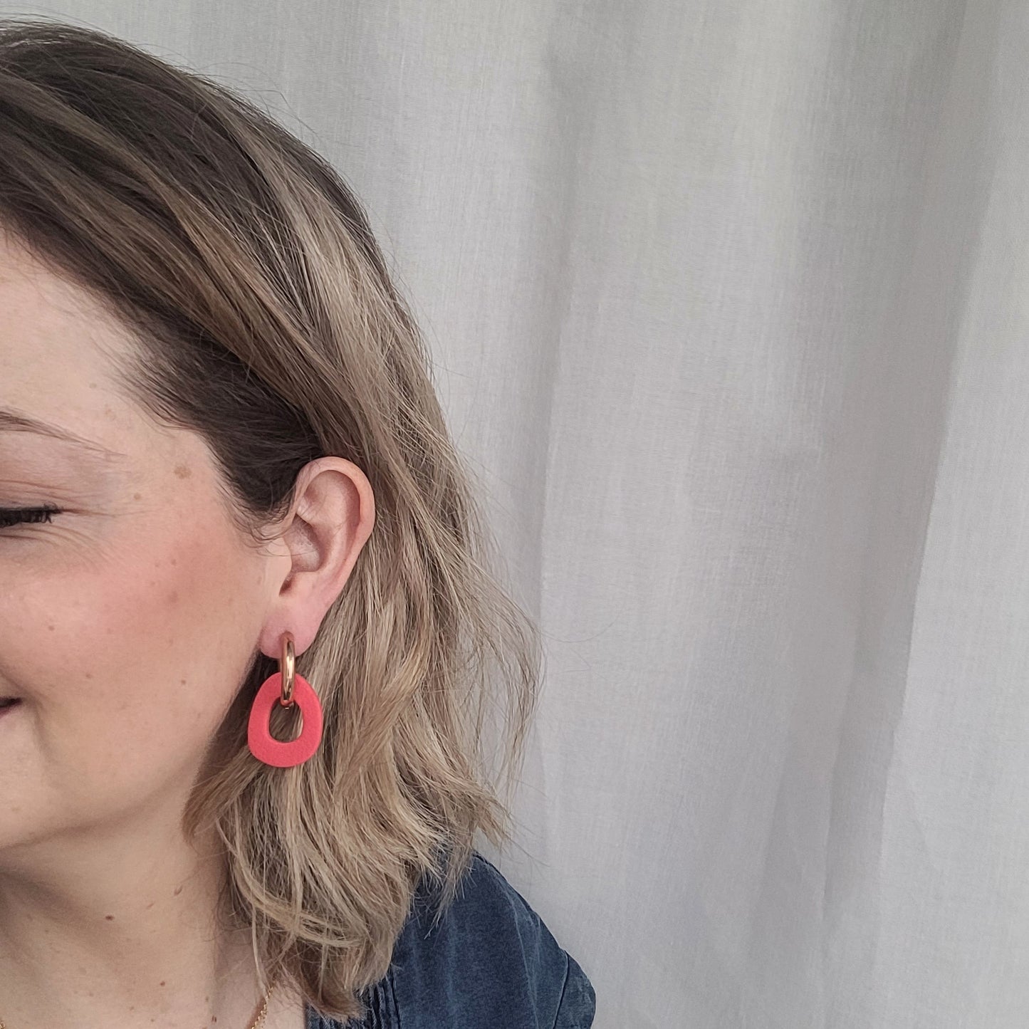 Mix&Match Anhänger – Strahlendes Rot für deine Creolen!