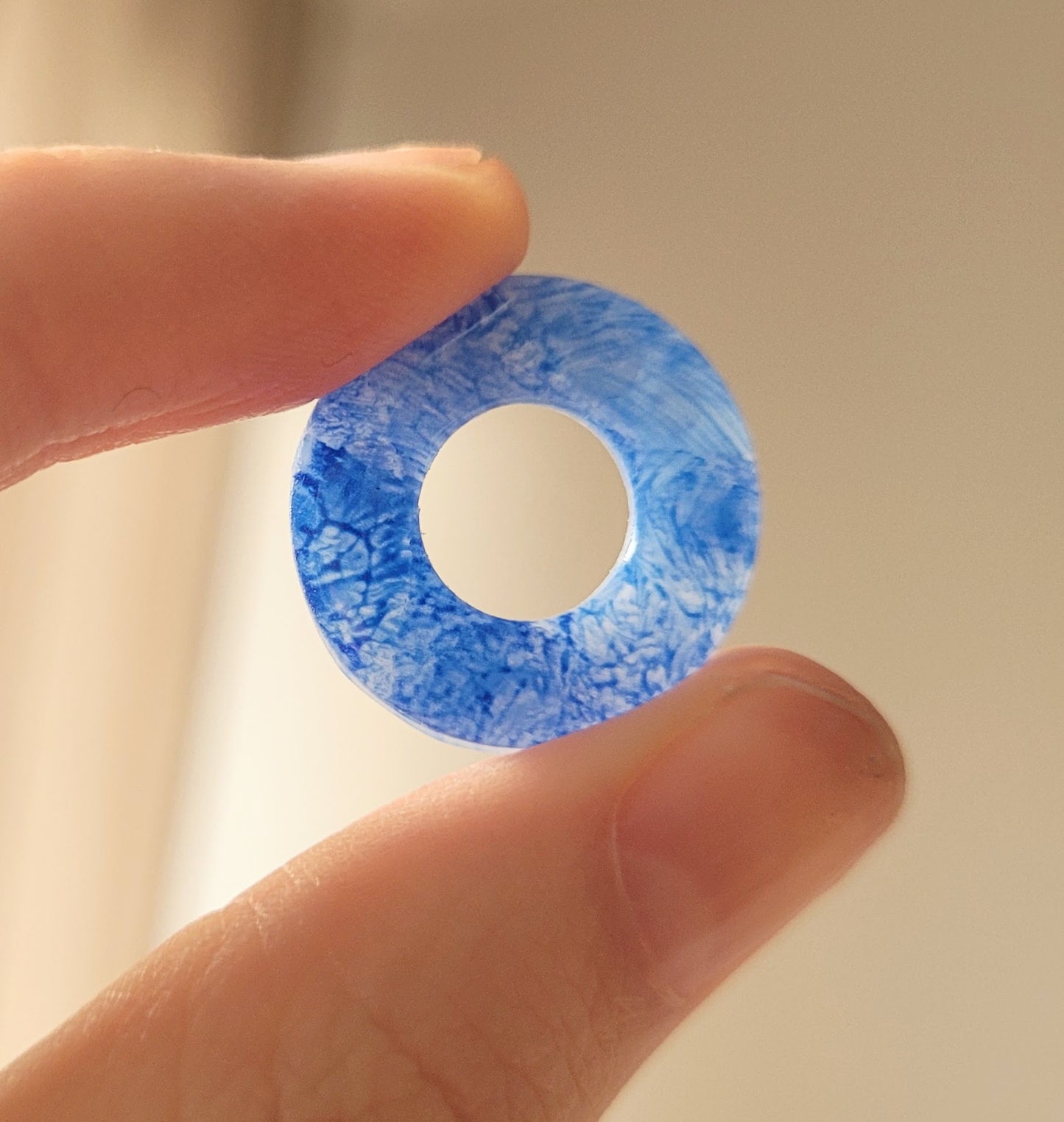 Mix&Match Anhänger für Creolen in Blau