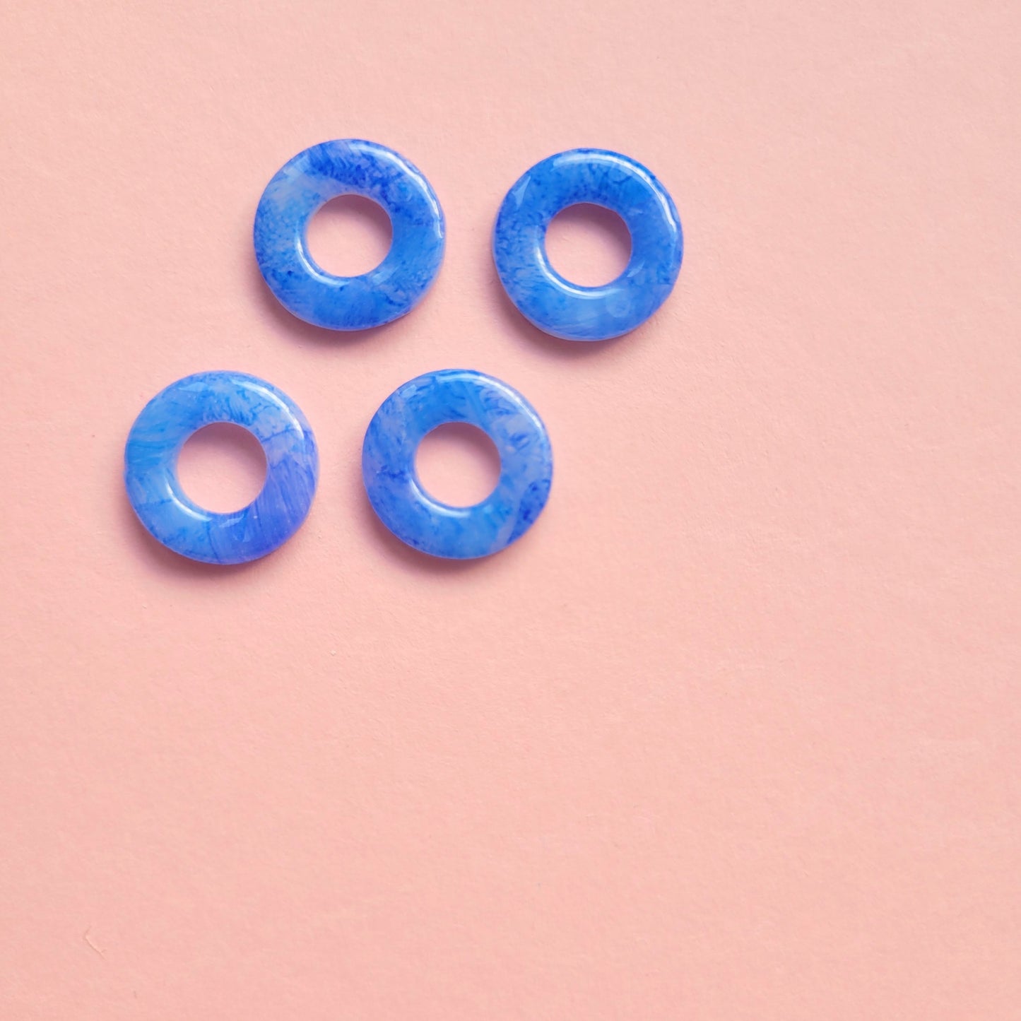 Mix&Match Anhänger für Creolen in Blau