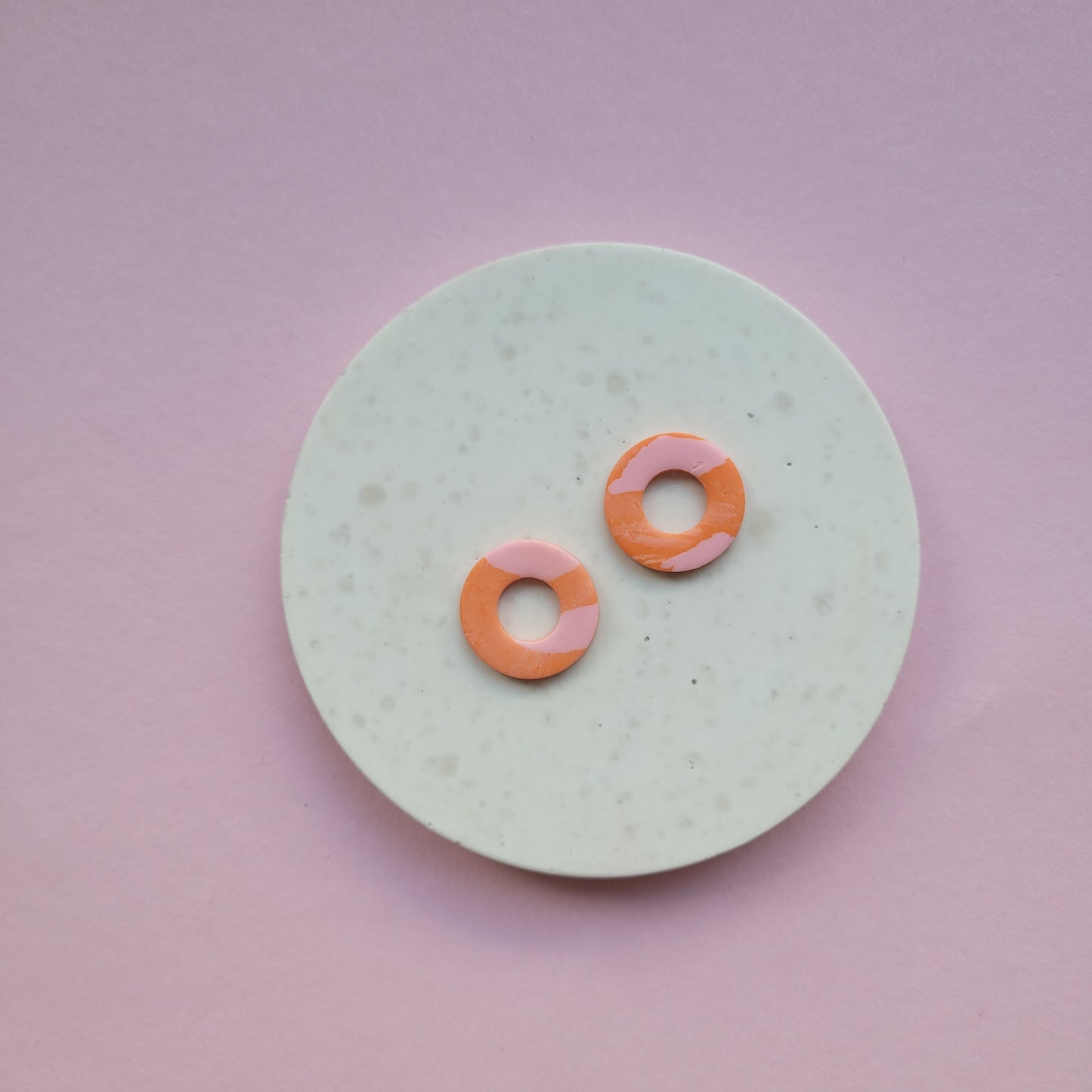 Wechselanhänger „Pink & Orange Pop“