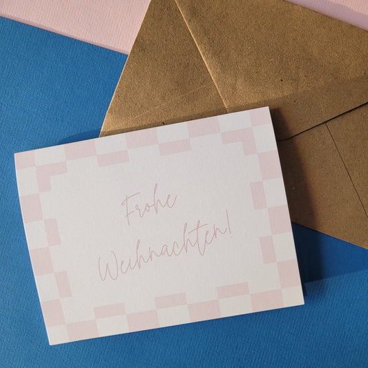 Klappkarte „Frohe Weihnachten“